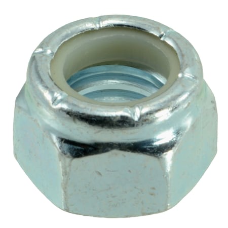 Midwest Fastener Nylon Insert Lock Nut, 7/16"-14, Steel, Grade 2, Zinc Plated, 50 PK 03652